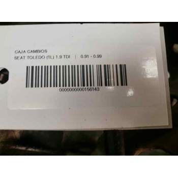 Recambio de caja cambios para seat toledo (1l) 1.9 tdi referencia OEM IAM ASD  