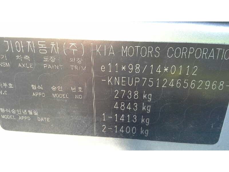 kia carnival ii del año 2004