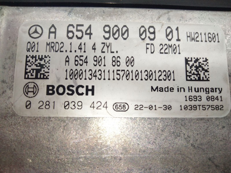 Recambio de centralita motor uce para mercedes-benz clase e (w213) 2.0 e 220 d (213.004) referencia OEM IAM   