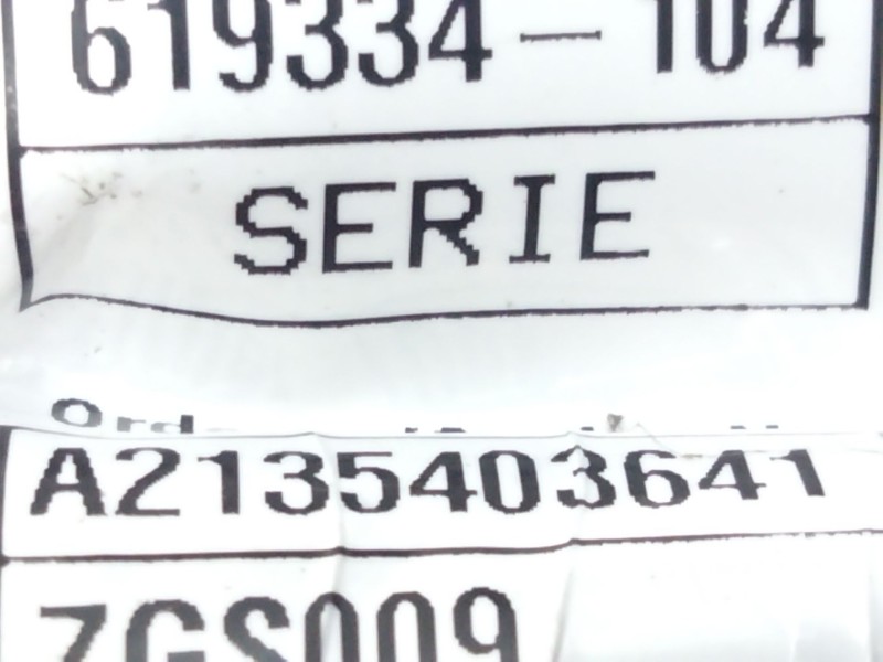 Recambio de cable negativo de bateria para mercedes-benz clase e (w213) 2.0 e 220 d (213.004) referencia OEM IAM   