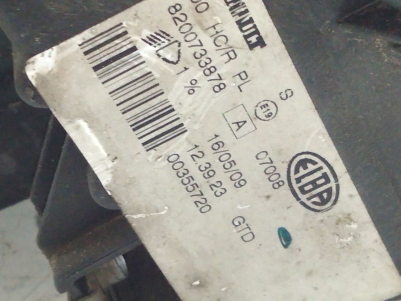 Recambio de faro izquierdo para dacia sandero 1.4 (bs0c, bs0a, bs0g, bs1f, bs0e) referencia OEM IAM 8200733878  