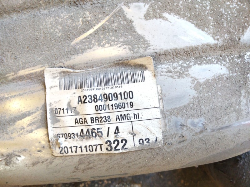 Recambio de silenciador escape trasero para mercedes-benz clase e coupe (bm 238) e 350 d 4matic (238.334) referencia OEM IAM A23