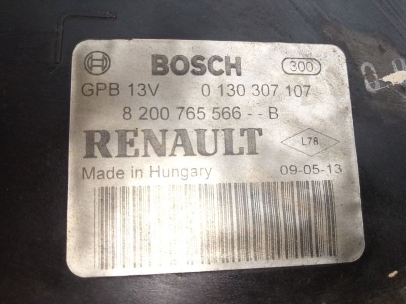 Recambio de electroventilador para dacia sandero 1.4 (bs0c, bs0a, bs0g, bs1f, bs0e) referencia OEM IAM 8200765566B  