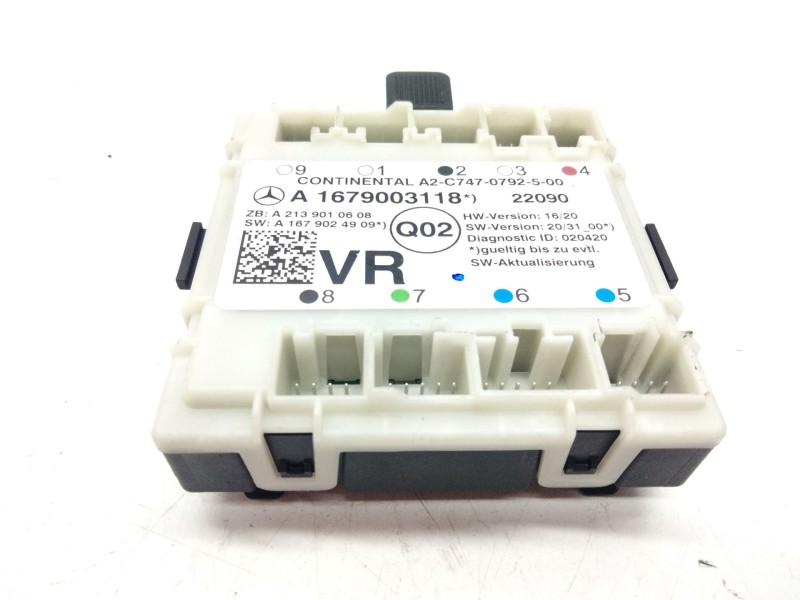 Recambio de modulo control puerta para mercedes-benz clase e (w213) 2.0 e 220 d (213.004) referencia OEM IAM A1679003118  