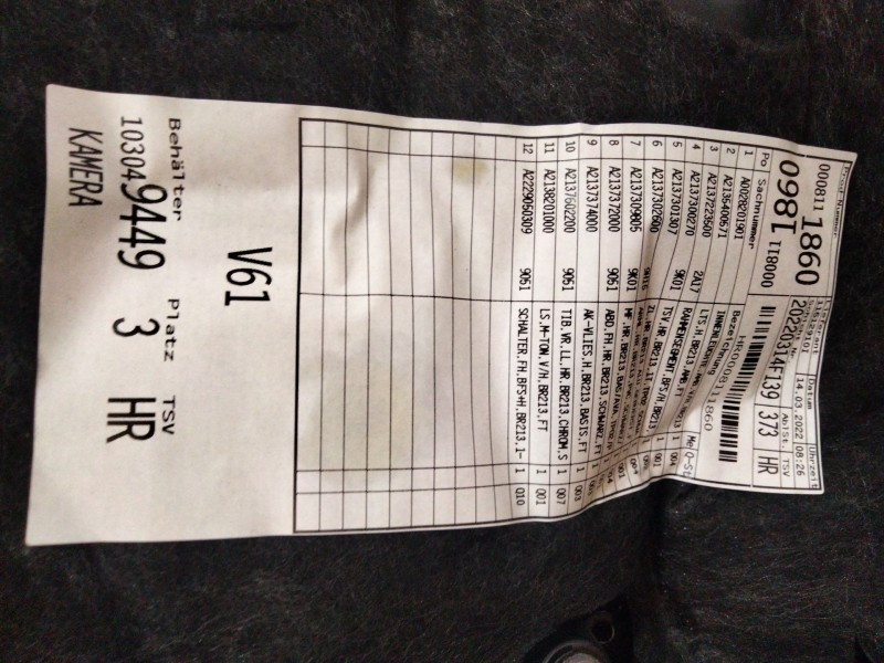 Recambio de guarnecido puerta trasera derecha para mercedes-benz clase e (w213) 2.0 e 220 d (213.004) referencia OEM IAM A213730