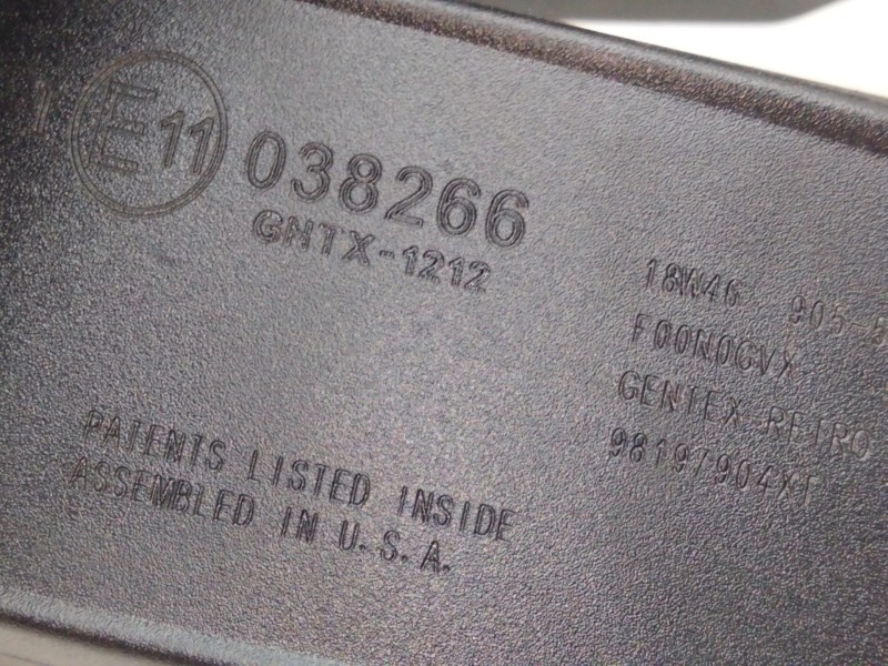 Recambio de retrovisor interior para citroën ds 7 ds 7 crossback buehdi referencia OEM IAM 038266  