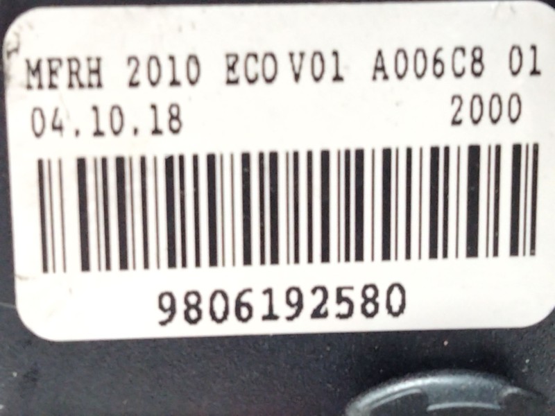 Recambio de caja reles para citroën ds 7 ds 7 crossback buehdi referencia OEM IAM 9806192580  