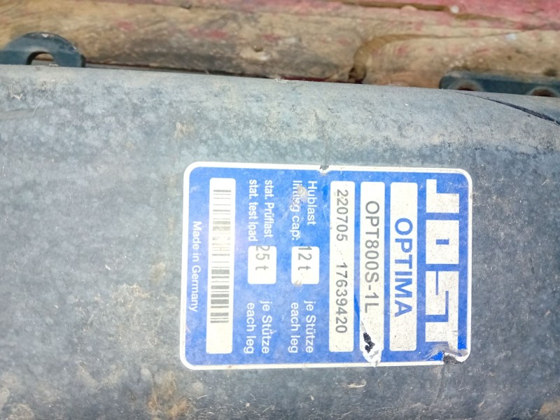 Recambio de pata semiremolque para lecitrailer 3e20 referencia OEM IAM   