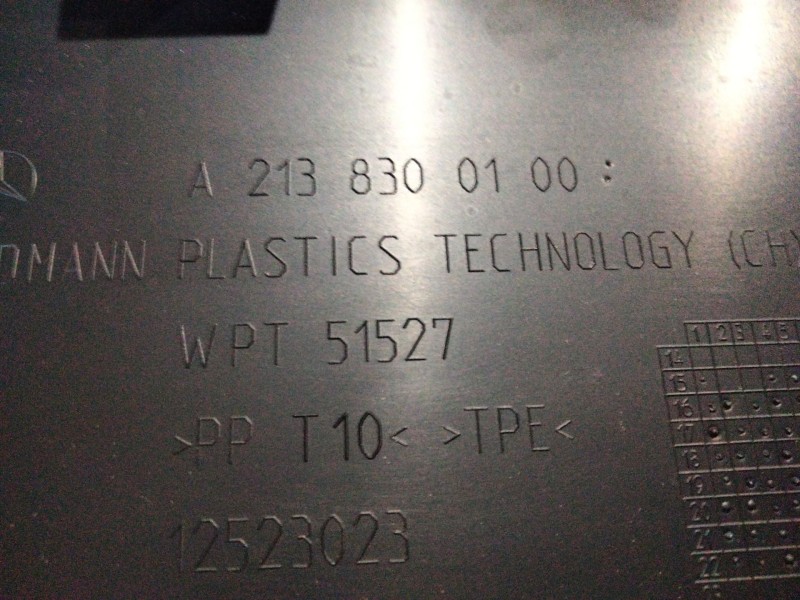 Recambio de torpedo para mercedes-benz clase e (w213) 2.0 e 220 d (213.004) referencia OEM IAM A2138300100  
