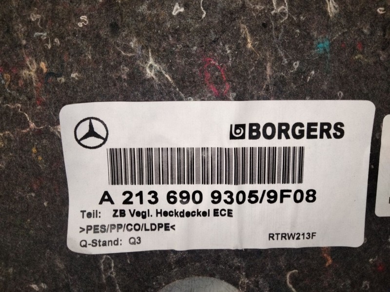 Recambio de guarnecido porton para mercedes-benz clase e (w213) 2.0 e 220 d (213.004) referencia OEM IAM A2136909305  