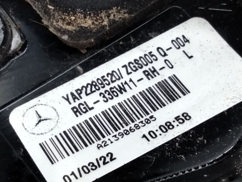 Recambio de piloto trasero izquierdo porton para mercedes-benz clase e (w213) 2.0 e 220 d (213.004) referencia OEM IAM YAP228952