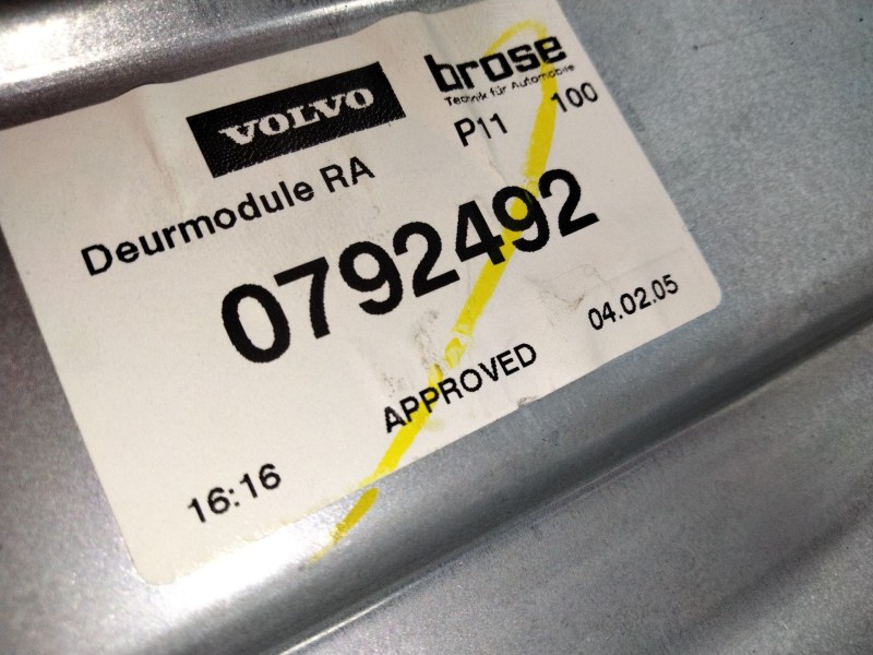 Recambio de elevalunas trasero derecho para volvo s40 berlina 2.0 diesel cat referencia OEM IAM   