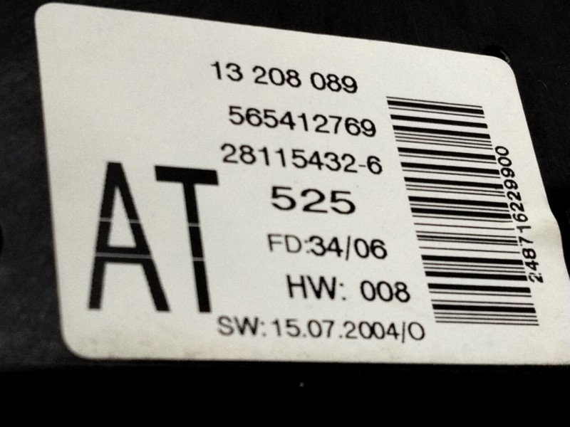 Recambio de pantalla multifuncion para opel astra h gtc (a04) 1.7 cdti (l08) referencia OEM IAM   