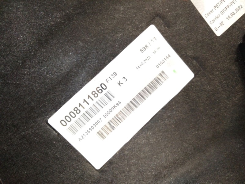 Recambio de moldura trasera para mercedes-benz clase e (w213) 2.0 e 220 d (213.004) referencia OEM IAM A2136903007  