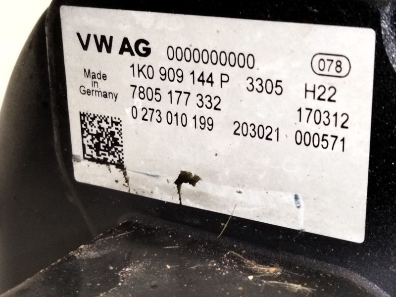 Recambio de caja direccion electrica para volkswagen golf vi (5k1) 1.6 tdi referencia OEM IAM 1K1423051ER  