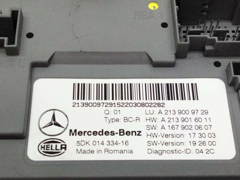 Recambio de modulo confort para mercedes-benz clase e (w213) 2.0 e 220 d (213.004) referencia OEM IAM A2139009729  