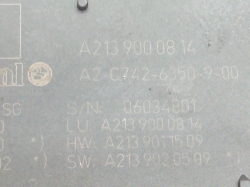 Recambio de unidad de control para mercedes-benz clase e (w213) 2.0 e 220 d (213.004) referencia OEM IAM A2149000814  