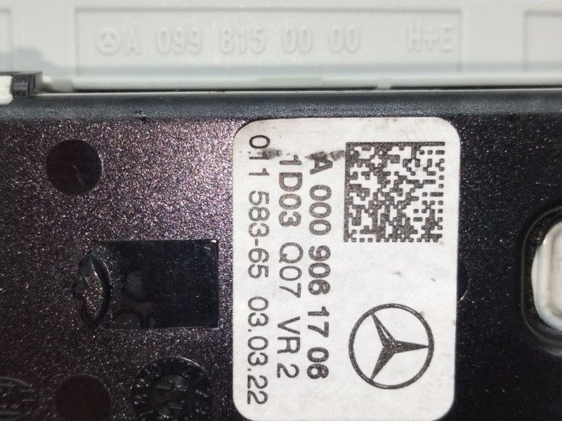 Recambio de tirador techo trasero izquierdo para mercedes-benz clase e (w213) 2.0 e 220 d (213.004) referencia OEM IAM A09981500