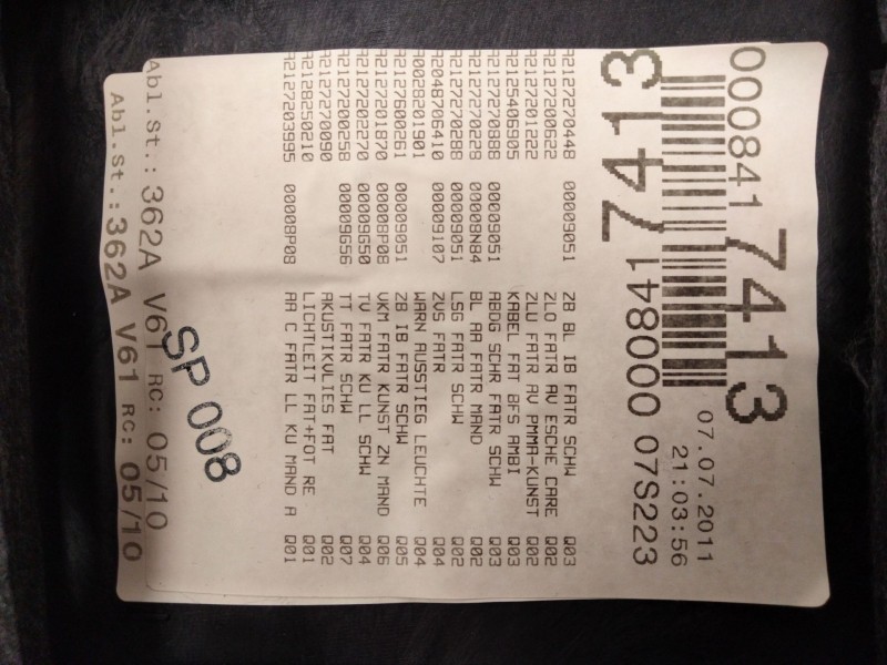 Recambio de guarnecido puerta delantera derecha para mercedes-benz clase e (w212) e 350 cdi (212.023) referencia OEM IAM A212727