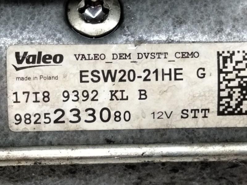 Recambio de motor arranque para peugeot 3008 suv (mc_, mr_, mj_, m4_) 1.5 bluehdi 130 referencia OEM IAM 9825233080  