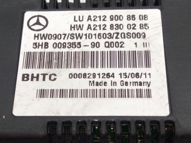 Recambio de mando calefaccion / aire acondicionado para mercedes-benz clase e (w212) e 350 cdi (212.023) referencia OEM IAM A212