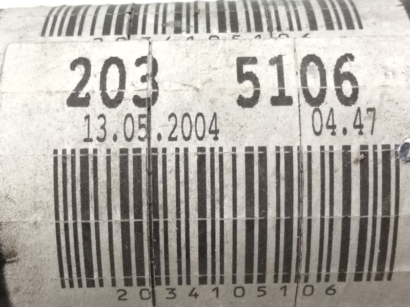 Recambio de transmision central para mercedes-benz clase clk (w209) coupe 270 cdi (209.316) referencia OEM IAM 2035106  