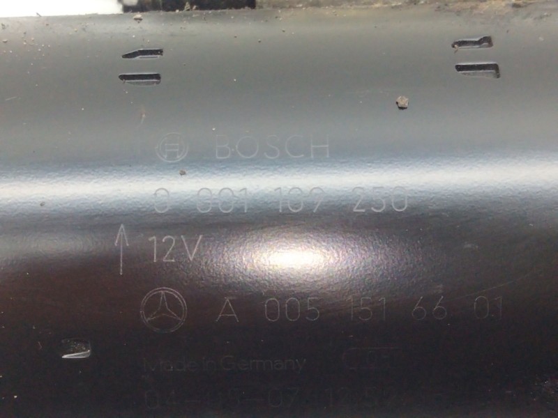 Recambio de motor arranque para mercedes-benz clase clk (w209) coupe 270 cdi (209.316) referencia OEM IAM A0051516601 0001109250