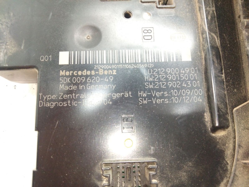 Recambio de caja reles para mercedes-benz clase e (w212) e 350 cdi (212.023) referencia OEM IAM 2129004901  