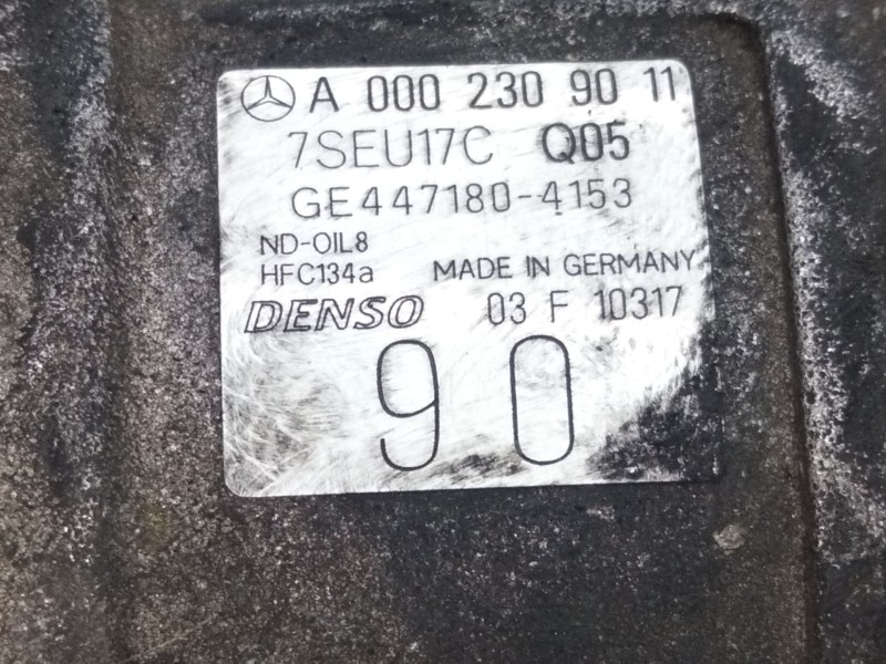 Recambio de compresor aire acondicionado para mercedes-benz clase clk (w209) coupe 270 cdi (209.316) referencia OEM IAM A0002309