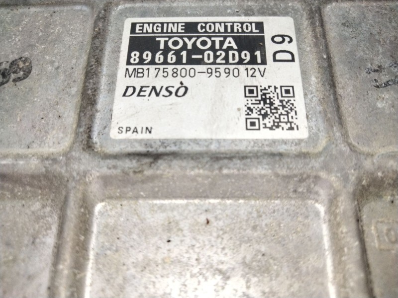 Recambio de centralita motor uce para toyota auris (_e15_) 2.0 d-4d (ade150_) referencia OEM IAM   