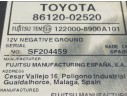 SISTEMA AUDIO / RADIO CD 8612002520 