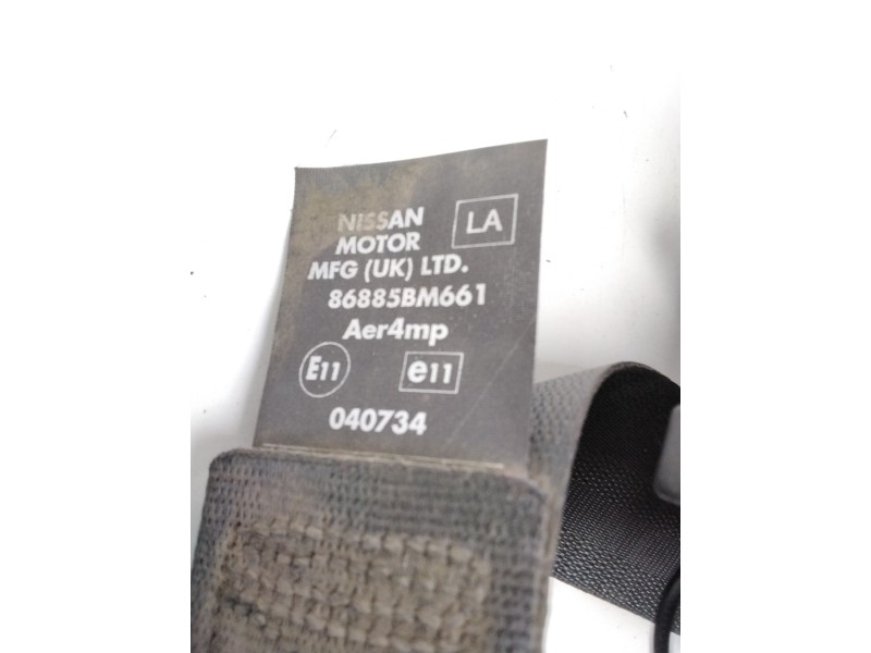 Recambio de cinturon seguridad delantero izquierdo para nissan almera (n16/e) line up referencia OEM IAM 86885BM661  