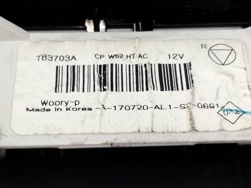 Recambio de mando calefaccion / aire acondicionado para dacia logan mcv ii stepway referencia OEM IAM T83703A  