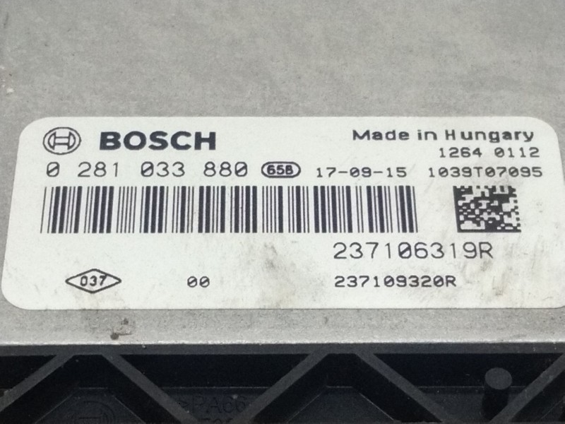 Recambio de centralita motor uce para dacia logan mcv ii stepway referencia OEM IAM   