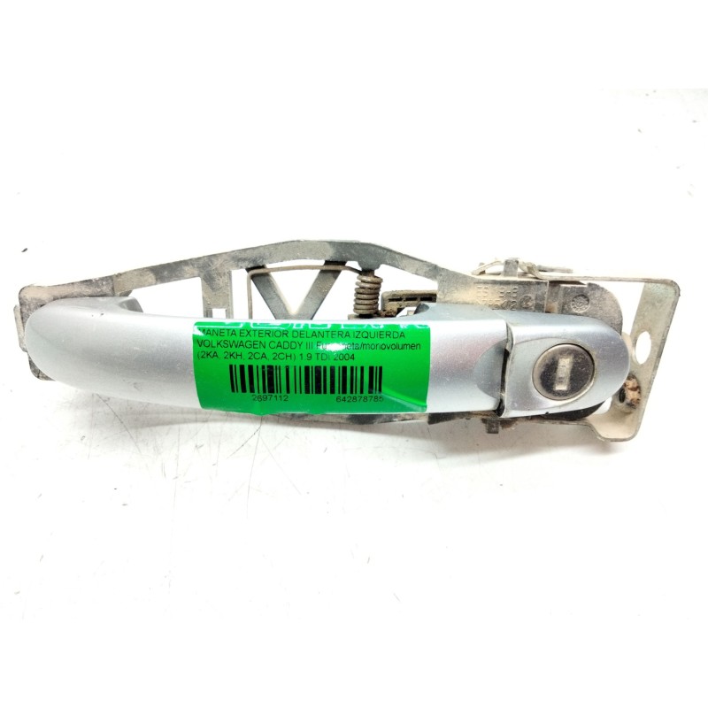 Recambio de maneta exterior delantera izquierda para volkswagen caddy iii furgoneta/monovolumen (2ka, 2kh, 2ca, 2ch) 1.9 tdi ref