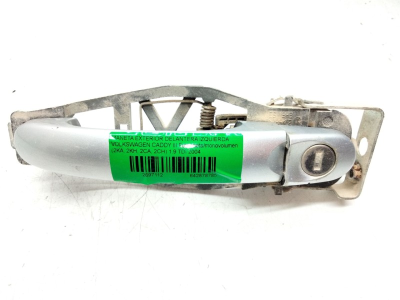 Recambio de maneta exterior delantera izquierda para volkswagen caddy iii furgoneta/monovolumen (2ka, 2kh, 2ca, 2ch) 1.9 tdi ref
