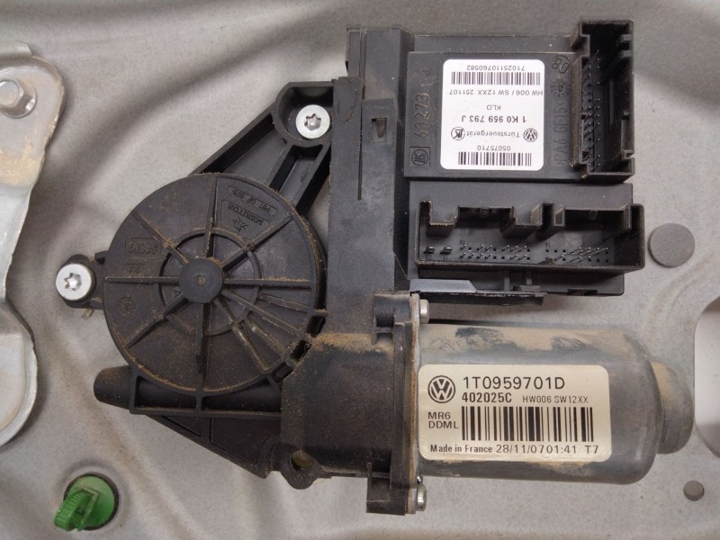 Recambio de elevalunas delantero izquierdo para volkswagen caddy iii furgoneta/monovolumen (2ka, 2kh, 2ca, 2ch) 1.9 tdi referenc