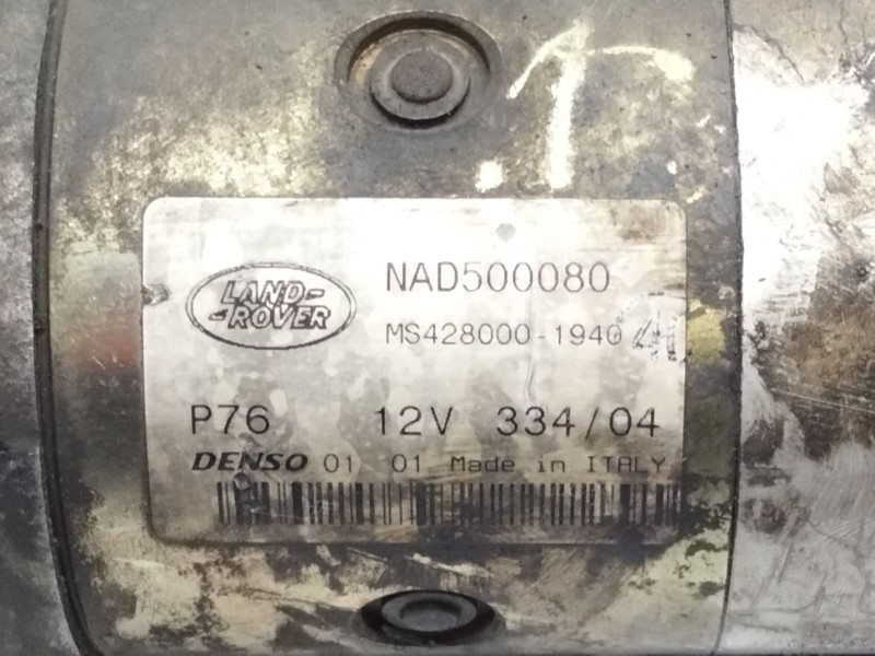 Recambio de motor arranque para land rover discovery iii (l319) 2.7 td 4x4 referencia OEM IAM NAD500080  