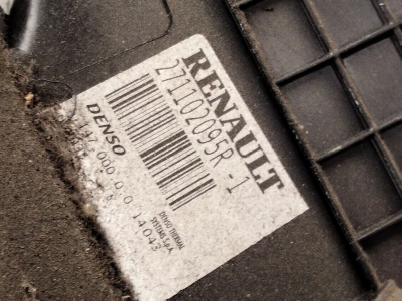 Recambio de calefaccion entera normal para renault kangoo profesional referencia OEM IAM 271102095R  