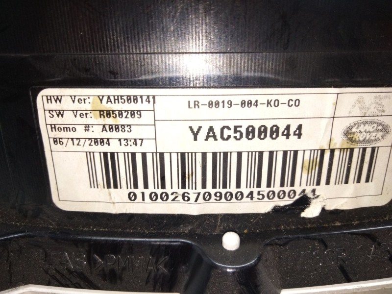 Recambio de cuadro instrumentos para land rover discovery iii (l319) 2.7 td 4x4 referencia OEM IAM   