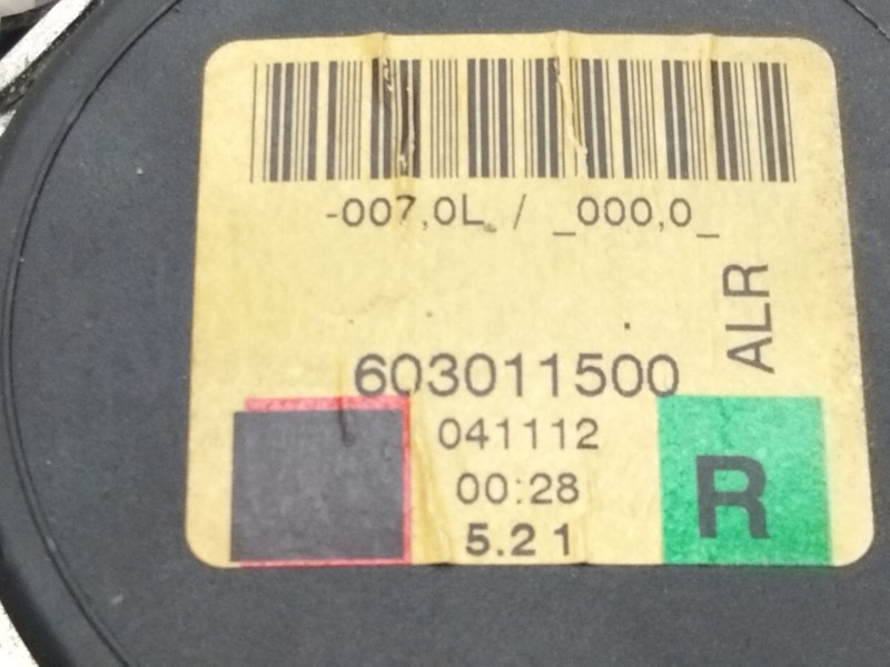 Recambio de cinturon seguridad trasero derecho para land rover discovery iii (l319) 2.7 td 4x4 referencia OEM IAM EVL50072PMA  