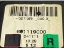 CINTURON SEGURIDAD DELANTERO DERECHO 601119000 