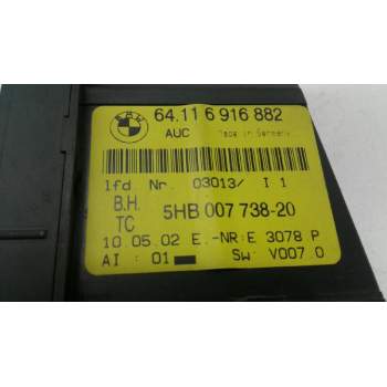 Recambio de mando climatizador para bmw serie 3 berlina (e46) 320d referencia OEM IAM 6916822  