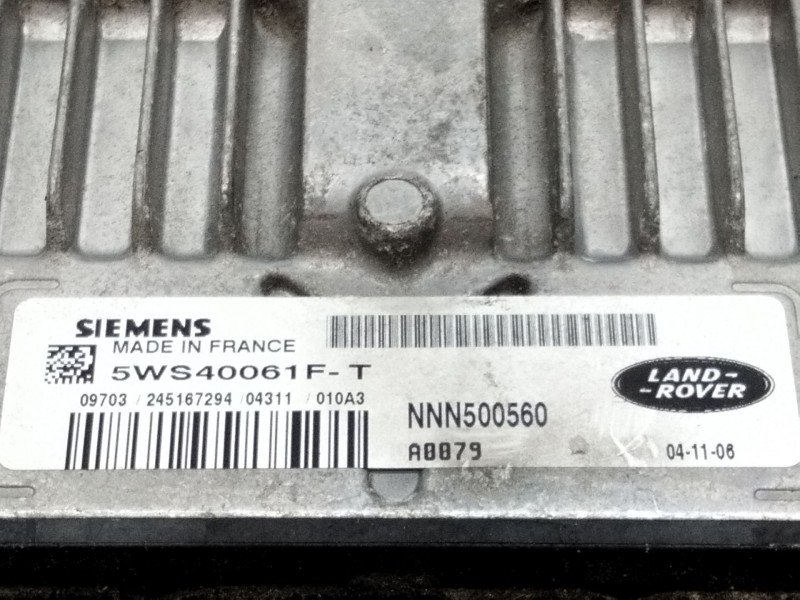 Recambio de centralita motor uce para land rover discovery iii (l319) 2.7 td 4x4 referencia OEM IAM 5WS40061F  
