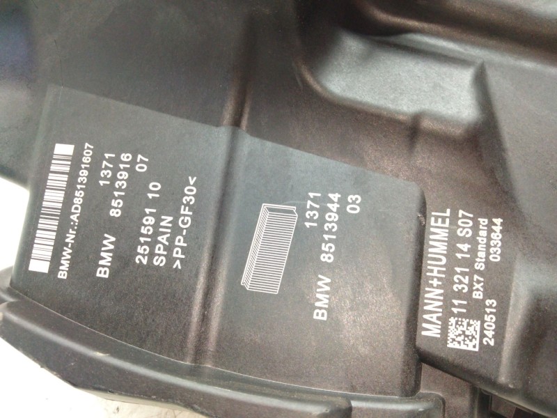 Recambio de caja filtro de aire para bmw 2 gran tourer (f46) 218 d referencia OEM IAM 8513916  