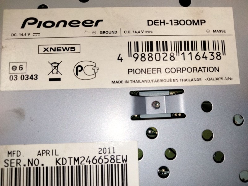 Recambio de sistema audio / radio cd para iveco daily iv furgón 35c14 gv, 35c14 gv/p, 35s14 gv, 35s14 gv/p referencia OEM IAM   