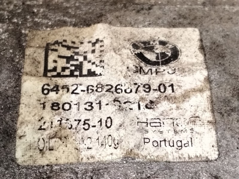 Recambio de compresor aire acondicionado para bmw 2 gran tourer (f46) 218 d referencia OEM IAM 6826879  