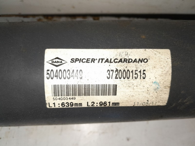 Recambio de cardan trasero para iveco daily iv furgón 35c14 gv, 35c14 gv/p, 35s14 gv, 35s14 gv/p referencia OEM IAM   