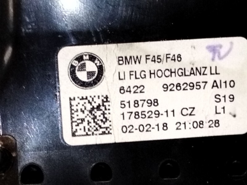 Recambio de aireador izquierdo para bmw 2 gran tourer (f46) 218 d referencia OEM IAM 9262957  