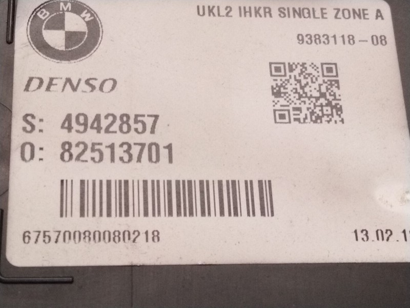 Recambio de calefaccion entera normal para bmw 2 gran tourer (f46) 218 d referencia OEM IAM 938118  